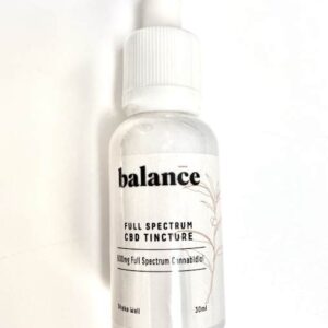 balance full spectrum cbd tincture 30 ml bottle