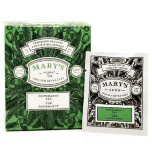 mary's wellness peppermint tea