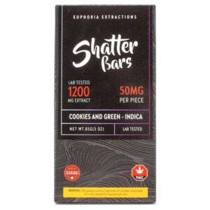 shatter bar indica front of package