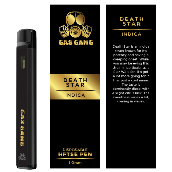 gas gang death star vape pen and packaging